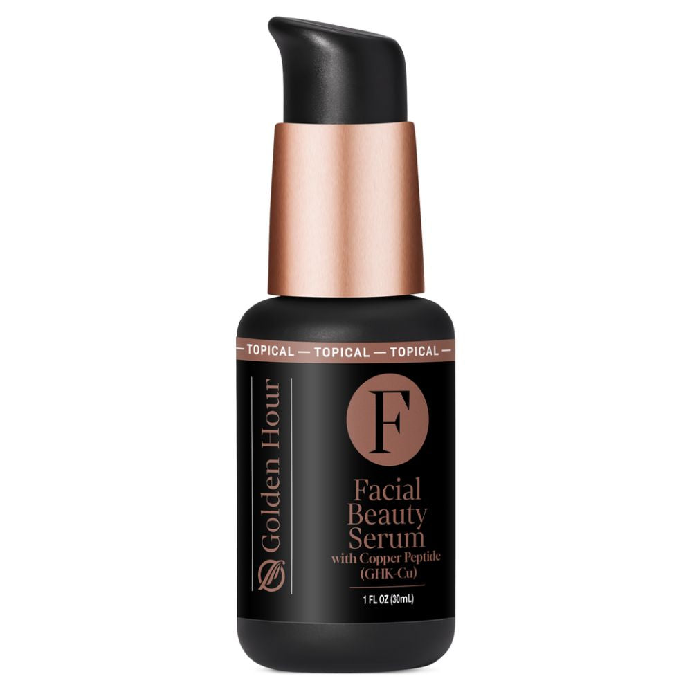 Facial Beauty Serum with Copper Peptide (GHK-Cu)